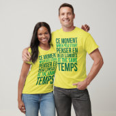 Penser en Deux Langues starten bij dezelfde Temps T-shirt (Unisex)