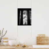 Penshaw Monument met Poster van de Biker/Druk (Keuken)