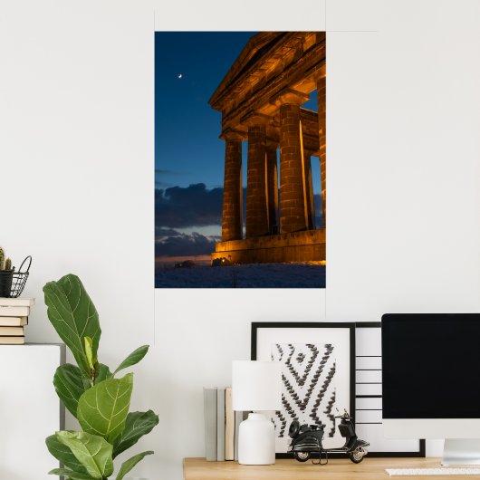 Penshaw Monument Print/Poster Poster (Thuiskantoor)