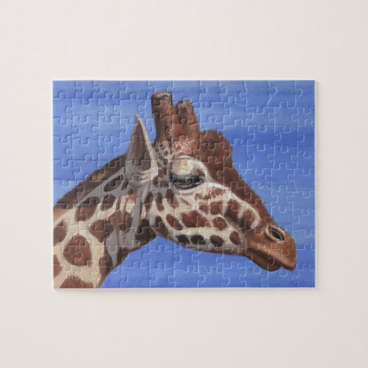 Pensieve Giraffe Legpuzzel (Horizontaal)