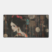 Pensieve vrouw in Kimono Bureaumat (Voorkant)