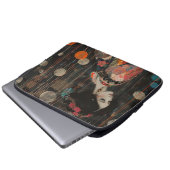 Pensieve vrouw in Kimono Laptop Sleeve (Voorkant onderkant)