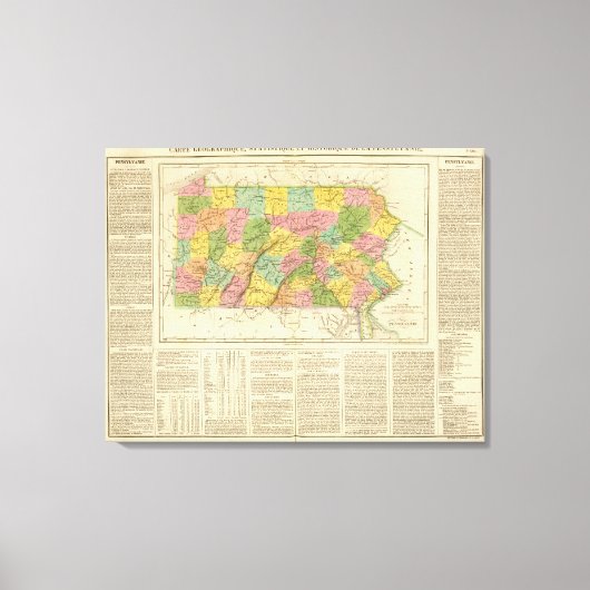 Pensilvanie US Canvas Afdruk (Voorkant)