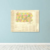 Pensilvanie US Canvas Afdruk (Insitu (Houten vloer))