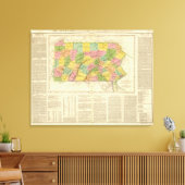 Pensilvanie US Canvas Afdruk (Insitu (Woonkamer))