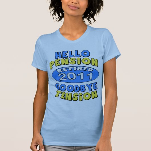 Pensioen 2011 t-shirt (Voorkant)