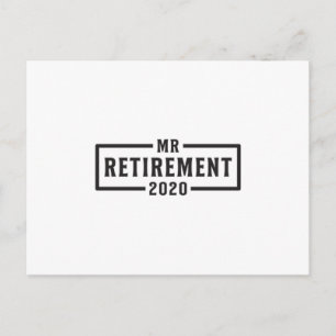 Pensioen 2020 Gepensioneerd Opa Cadeau Idee Briefkaart