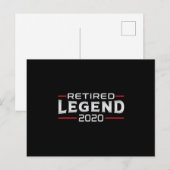 Pensioen 2020 Gepensioneerde Opa Funny Cadeau Briefkaart (Voorkant / Achterkant)