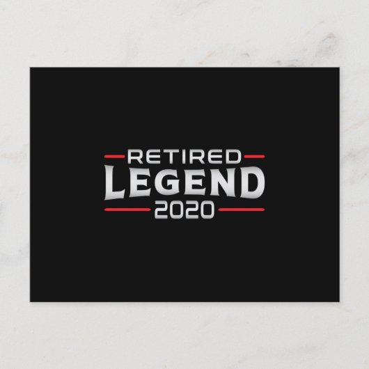 Pensioen 2020 Gepensioneerde Opa Funny Cadeau Briefkaart (Voorkant)