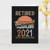 Pensioen 2021 Gift Therapist Kaart (Gele Bloem)