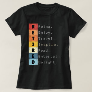  pensioen 2025 voor gepensioneerde grappig t-shirt