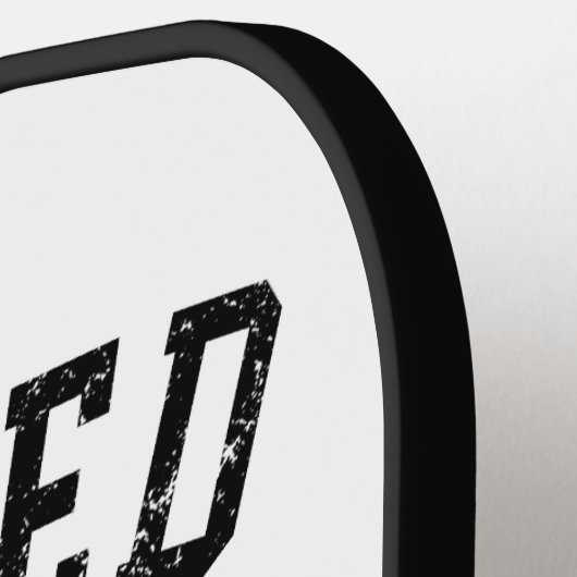 Pensioen 2026 niet meer mijn probleem pickleball paddle (Links Detail)