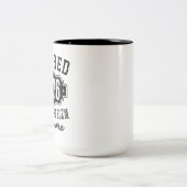 Pensioen 2026 niet meer mijn probleem tweekleurige koffiemok (Center)