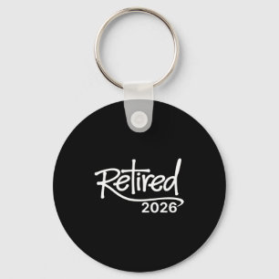 Pensioen 2026 Vintage Christelijke Pensioenfeest Sleutelhanger