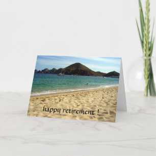 pensioen aan het strand kaart