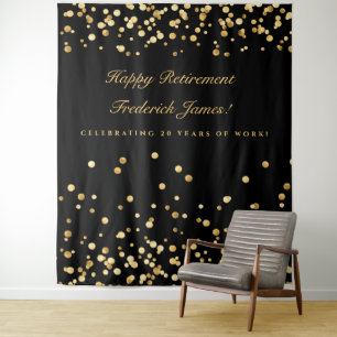 Pensioen Achtergrond, Fotohokje Achtergrond, Goud Wandkleed