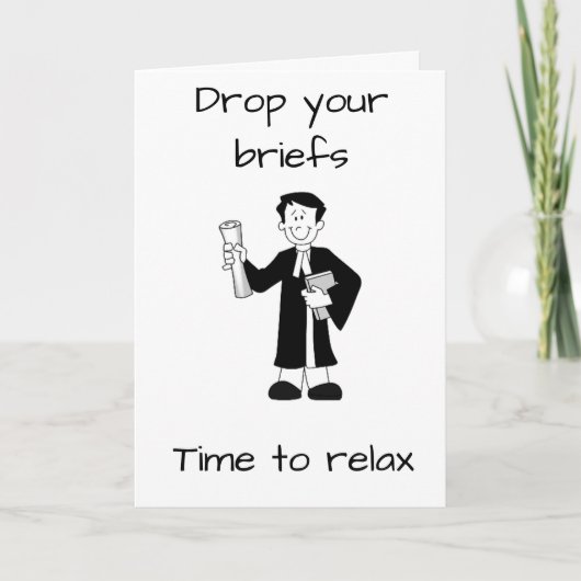 ** PENSIOEN ** ADVOCAAT MOET ZIJN "BRIEFS" LATEN V KAART (Voorkant)