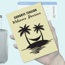 Pensioen afscheid Spanning Palm Tree hangmat