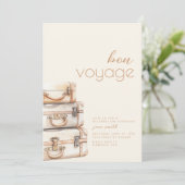 Pensioen Afscheidsfeest Uitnodiging Sjabloon (Staand voorkant)