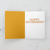 Pensioen Anagramskaart Feestdagen Kaart (Binnen)