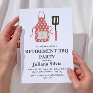 Pensioen BBQ Party Kaart