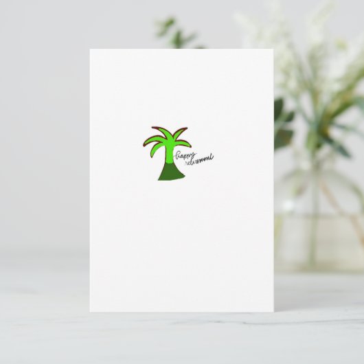 Pensioen! Bedankkaart (Staand voorkant)