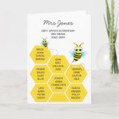 Pensioen bedankt dat je kinderen gebaren bijenkorf kaart (Voorkant)