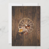 Pensioen Beers Boots & Cheers Westerne partij Kaart (Achterkant)