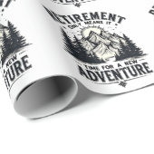 Pensioen betekent alleen dat het tijd is voor een cadeaupapier (Rol Hoek)