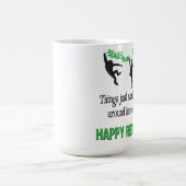 Pensioen bij apen Funny Mug Koffiemok (Center)