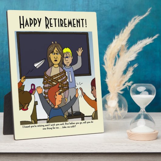 Pensioen Bleek gele Plaque Fotoplaat (Zijkant)