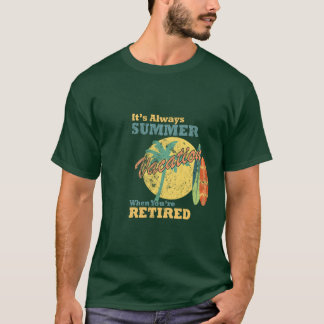 Pensioen Bliss Mannen groen T-Shirt