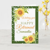 Pensioen Bloemen Zonnebloem en Border Kaart (Gele Bloem)