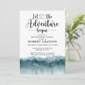 Pensioen bos-avontuurlijke berggebieden kaart (Staand voorkant)