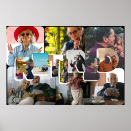 Pensioen cadeau, leuke gepensioneerde muur foto ti poster