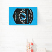 Pensioen Cadeau voor Detective-Thema Baan Spandoek (Insitu)