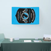 Pensioen Cadeau voor Detective-Thema Baan Spandoek (Beurs)