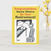 Pensioen chirurg kaart (Gele Bloem)