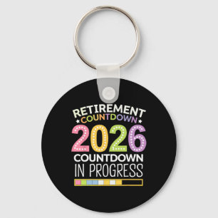 Pensioen Cl Van 2026 Leraar Countdown Loading Te Sleutelhanger