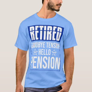 Pensioen-Cop Funny Retirement Plan ReGe Police O T-shirt