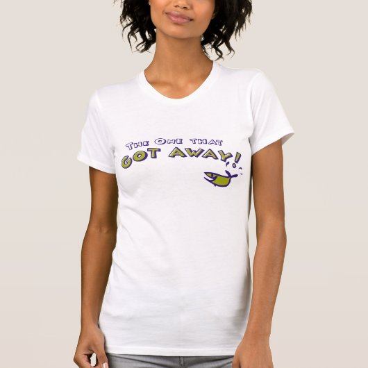 Pensioen; Die is weg T-shirt (Voorkant)