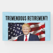 PENSIOEN DONALD TRUMP BANNER (Horizontaal)