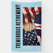 PENSIOEN DONALD TRUMP BANNER (Verticaal)