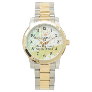 Pensioen: één grote lange koffiepauze horloge