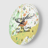 Pensioen: één grote lange koffiepauze klok (Hoek)