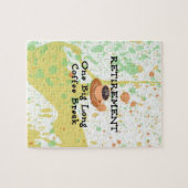 Pensioen—één grote, lange koffiepauze legpuzzel (Horizontaal)