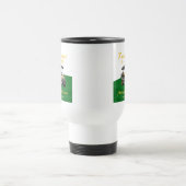 Pensioen Elegant Golf Thema Winkelwagen Groen Goud Reisbeker (Center)