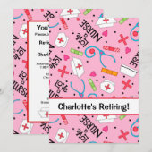 Pensioen- en rustpauzerroze kaart (Voorkant / Achterkant)