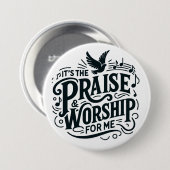 Pensioen en werk ronde button 7,6 cm (Voorkant /achterkant)