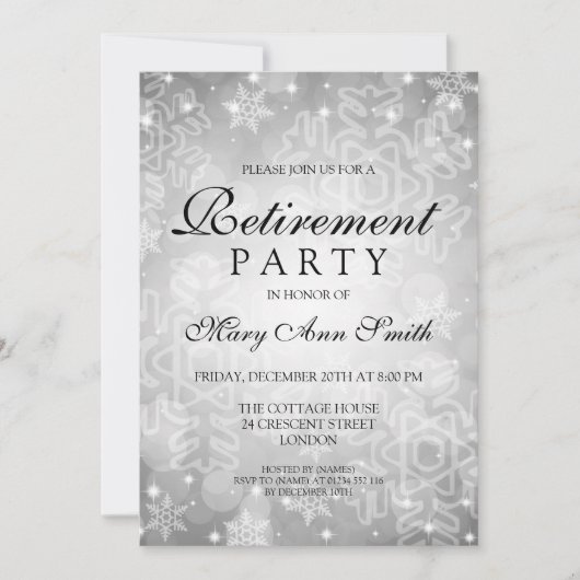 Pensioen- en winterlichten kaart (Voorkant)